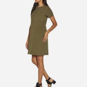 NWT Banana Republic Women's T- Shirt Relaxed Fit Cotton Olive Dress, siz…